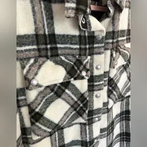 Blank NYC Jackets Coats Nwot Blanknyc Plaid Flannel Jacket